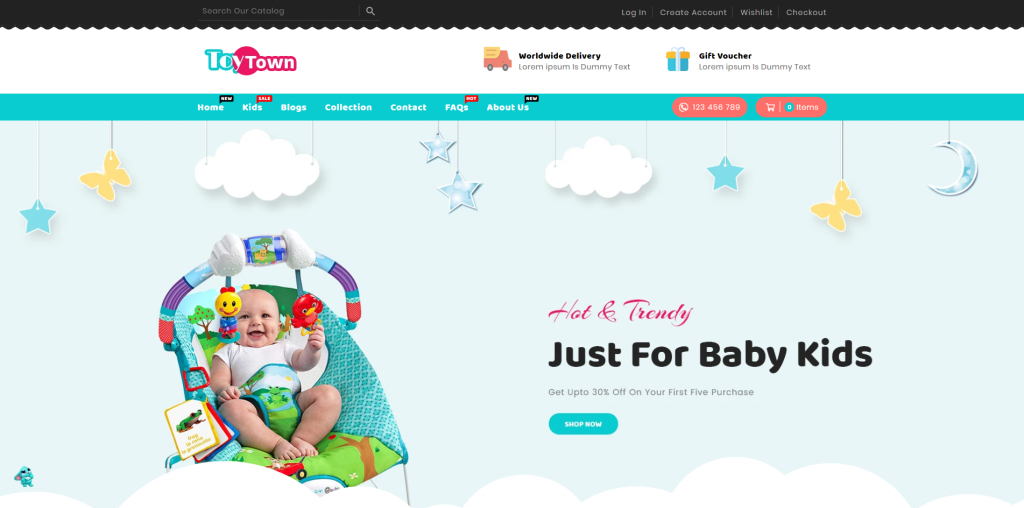 Toytown Shopify Theme