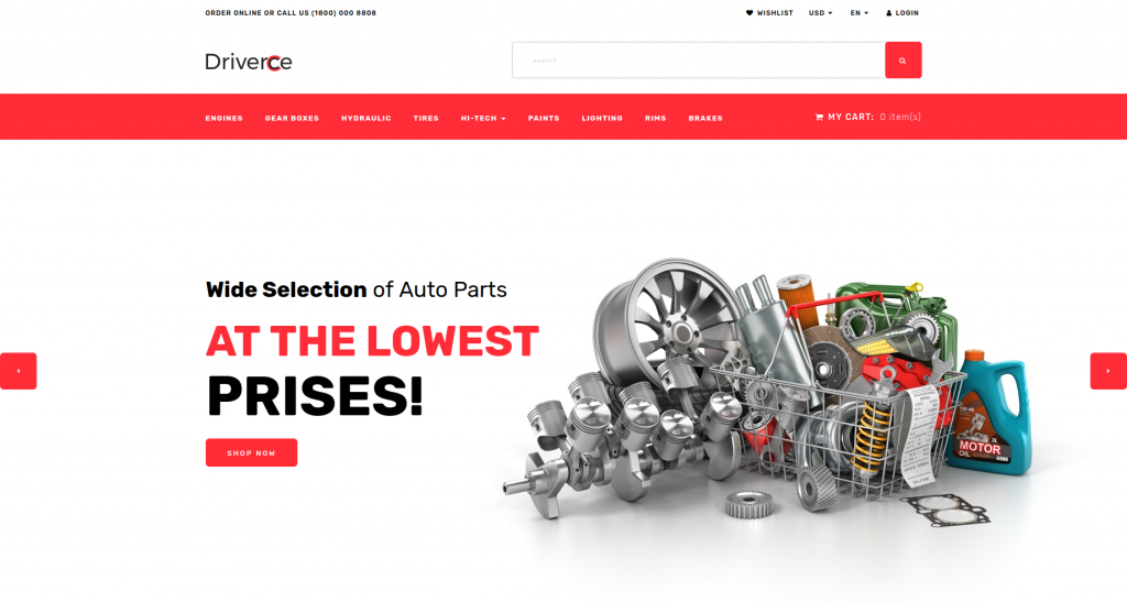 Driverce OpenCart Theme