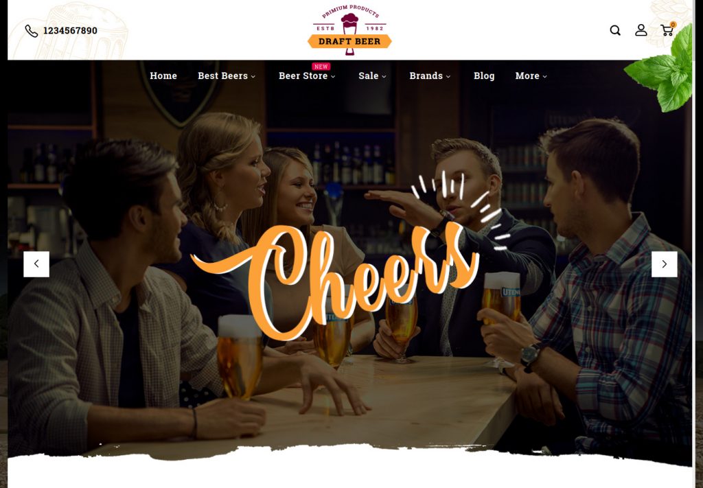Beer Draft OpenCart Theme