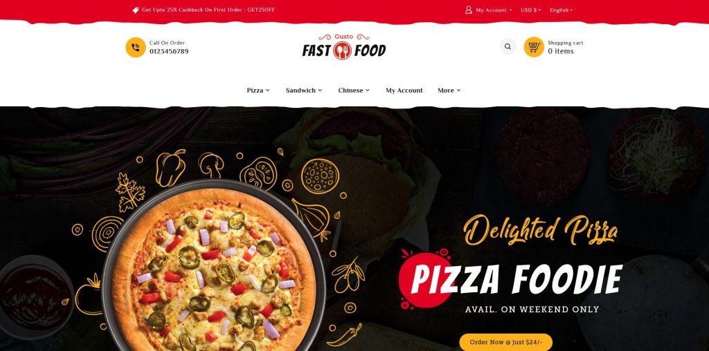 Fast Food PrestaShop Theme