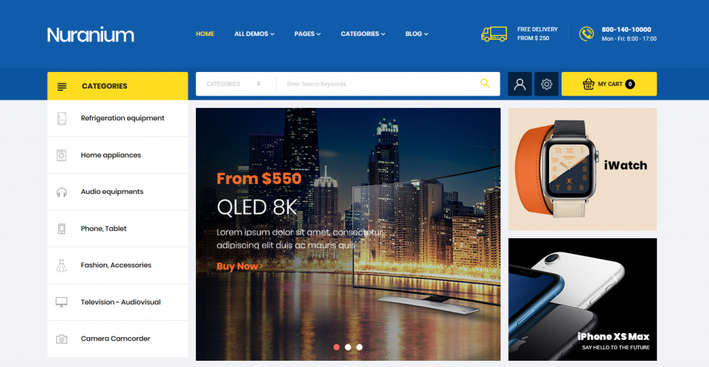 Nuranium PrestaShop Theme