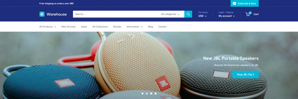 Warehouse Shopify Theme