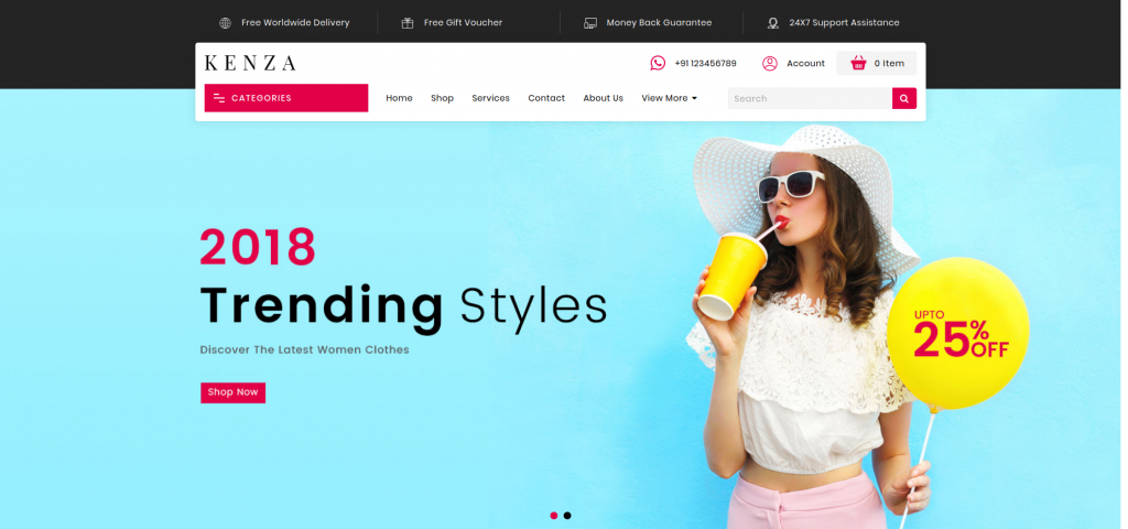 Kenza OpenCart Theme