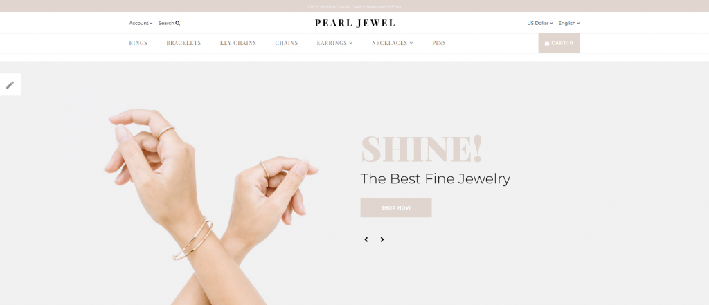 Pearl Jewel OpenCart Theme