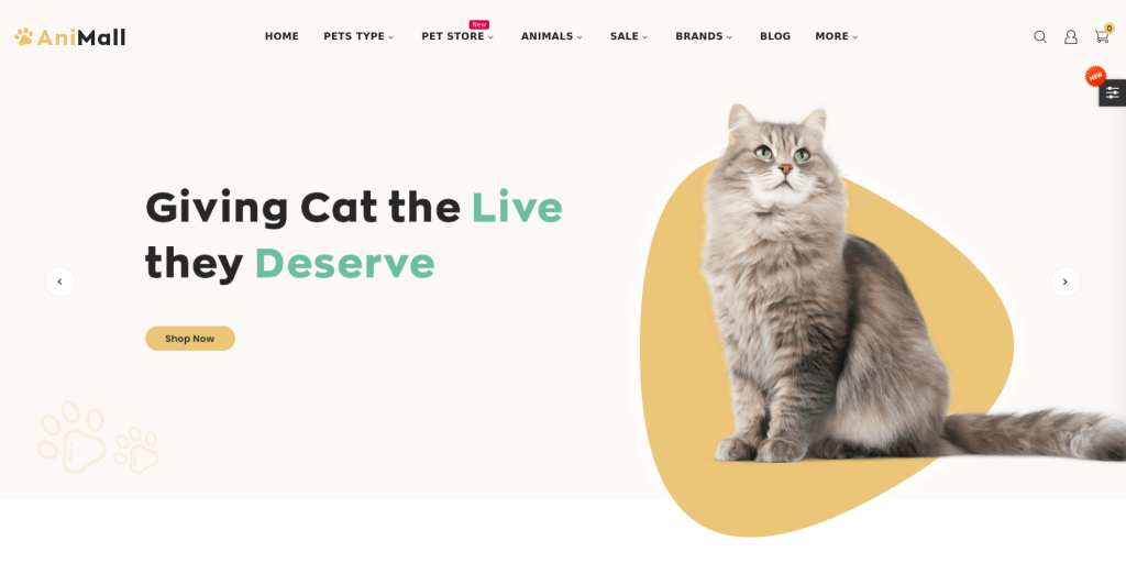 Pet Animal Food OpenCart Theme