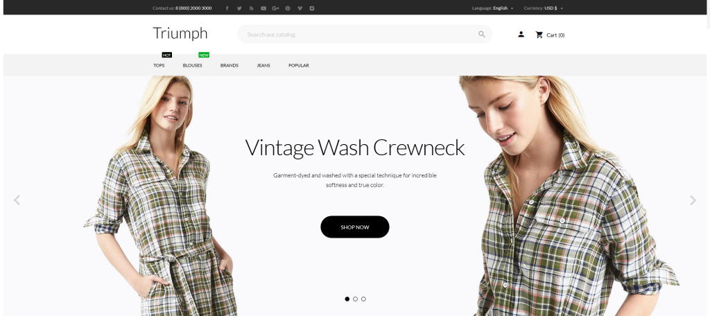 Triumph PrestaShop Theme