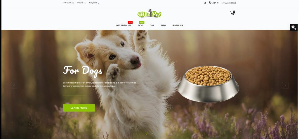 Mr. Pet PrestaShop Theme