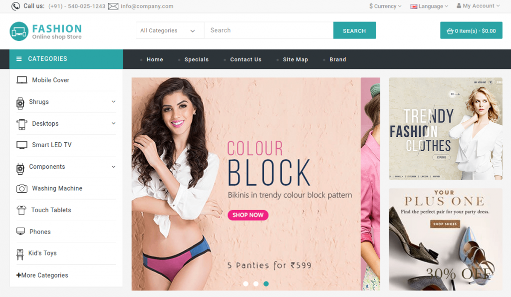 Fashion OpenCart Theme