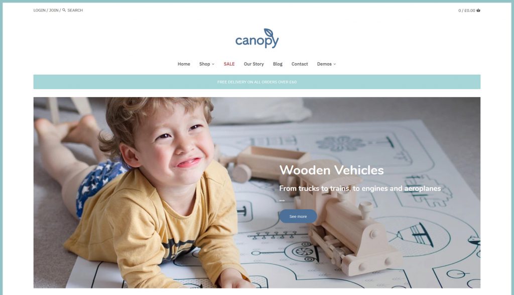 Canopy Shopify Theme
