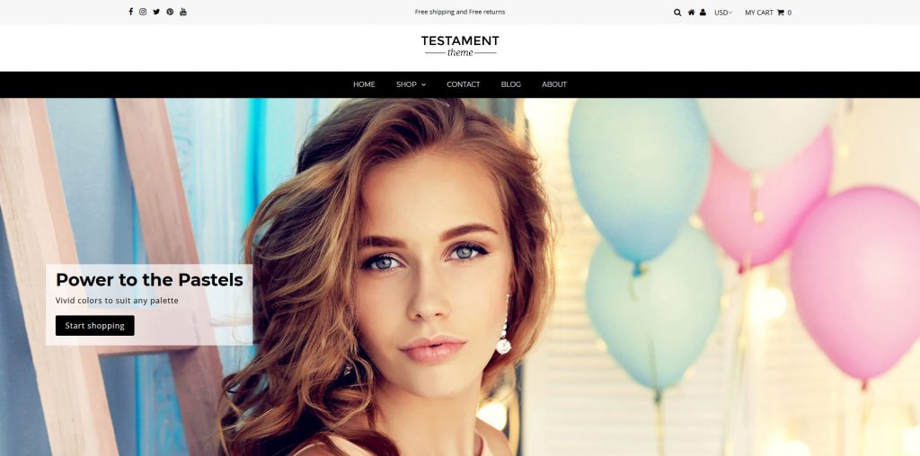 Testament Shopify Theme