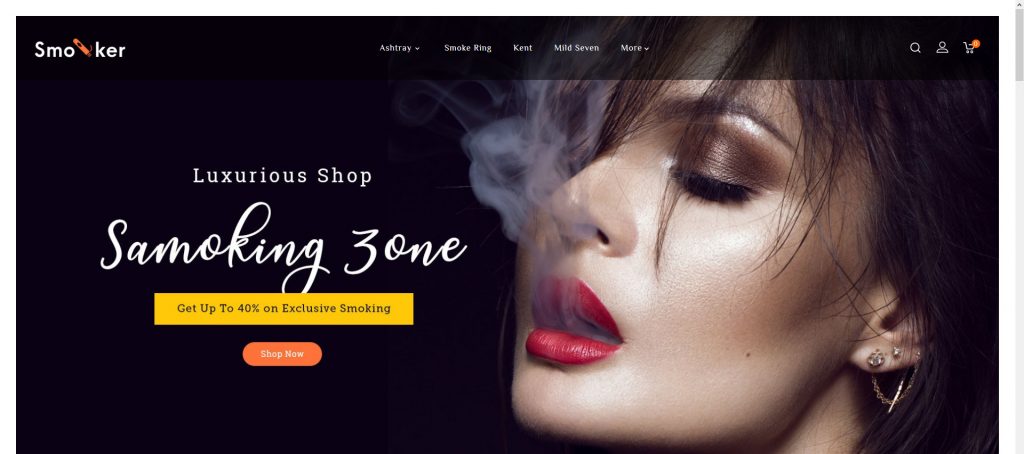 Smoker & Cigar Tobacco PrestaShop Theme