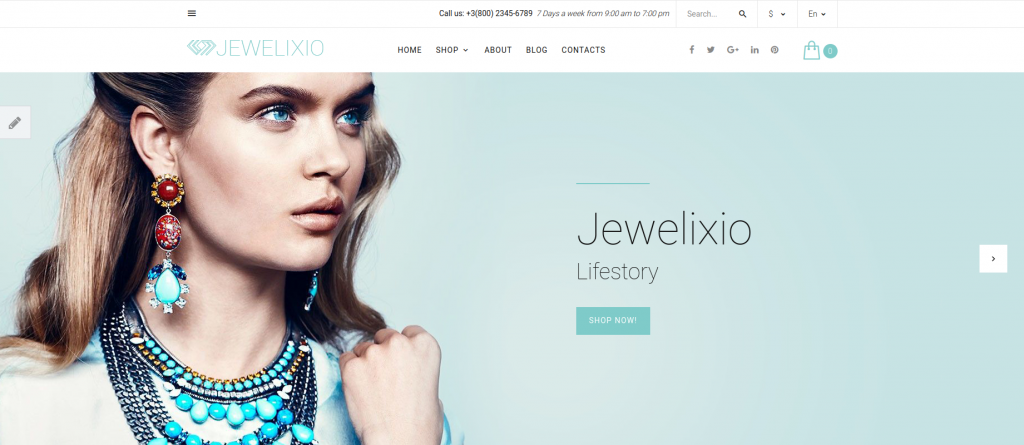 Jewelixio OpenCart Theme