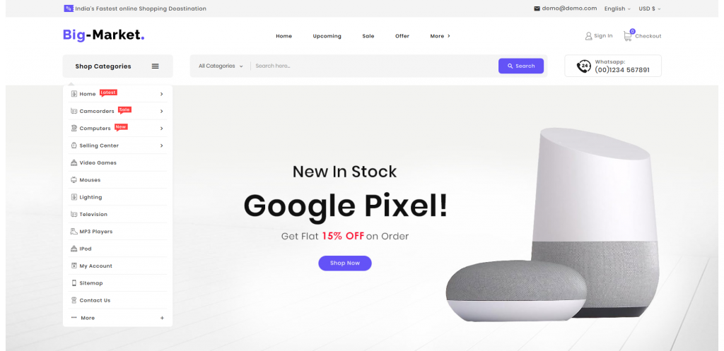 Big Market PrestaShop Theme