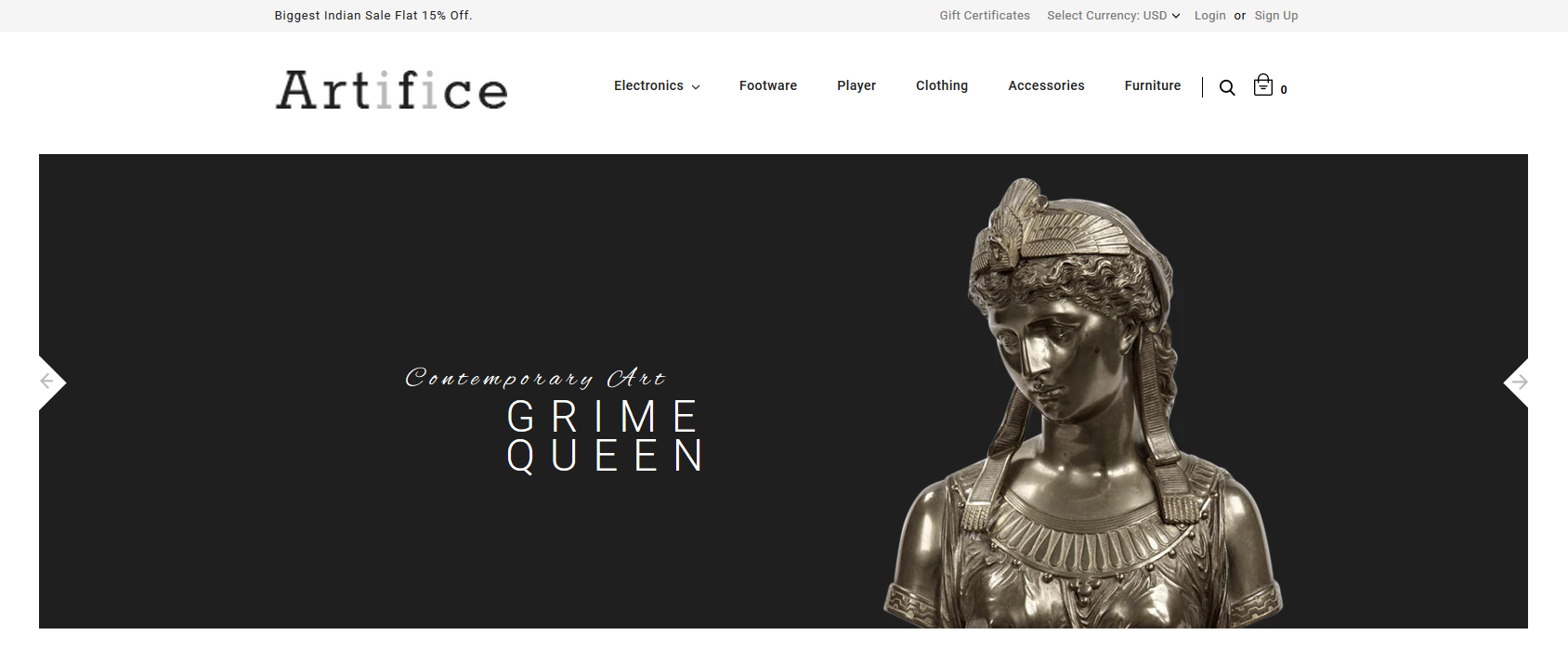 Artifice - Multipurpose Stencil BigCommerce Theme