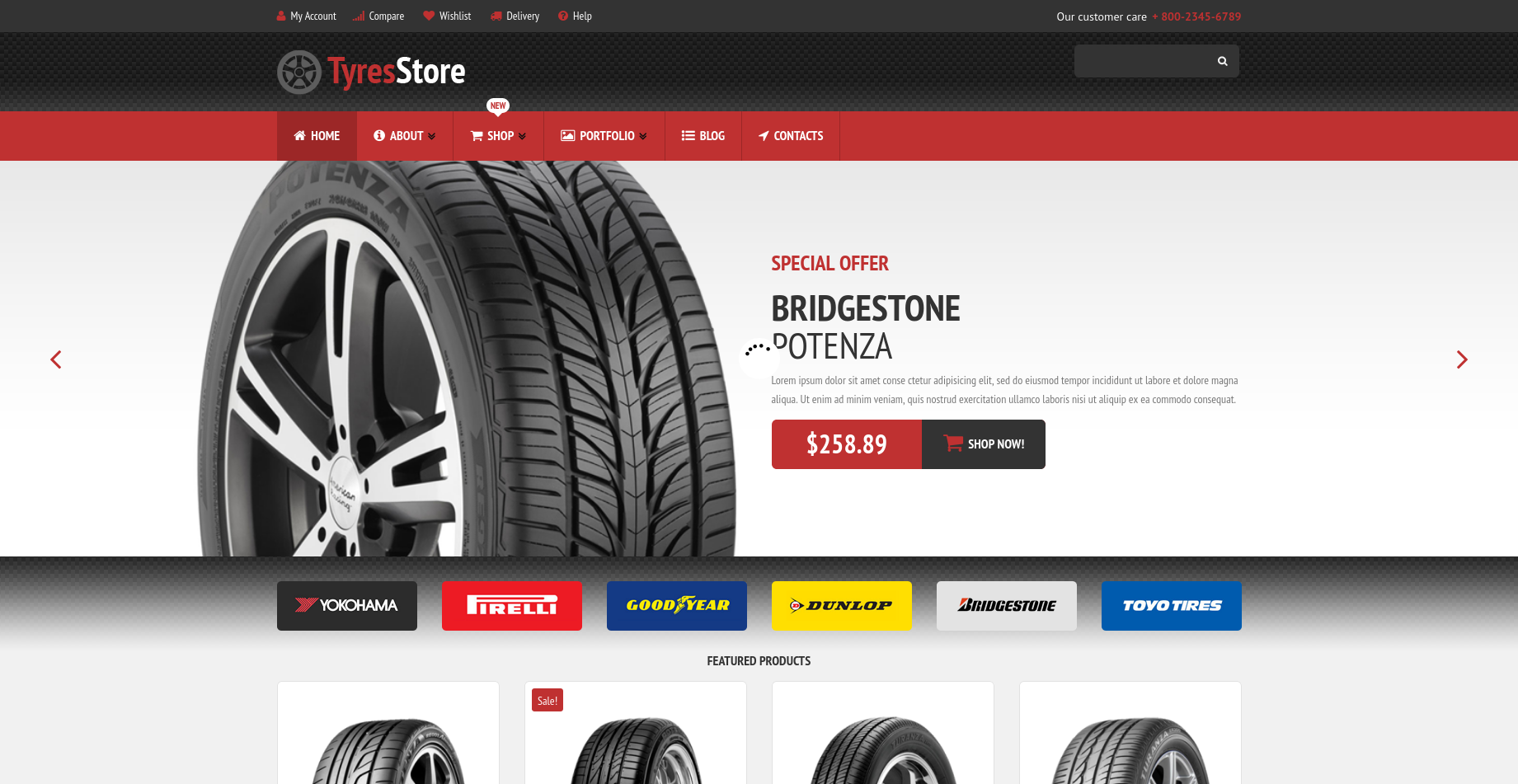Auto Parts Store WooCommerce Theme