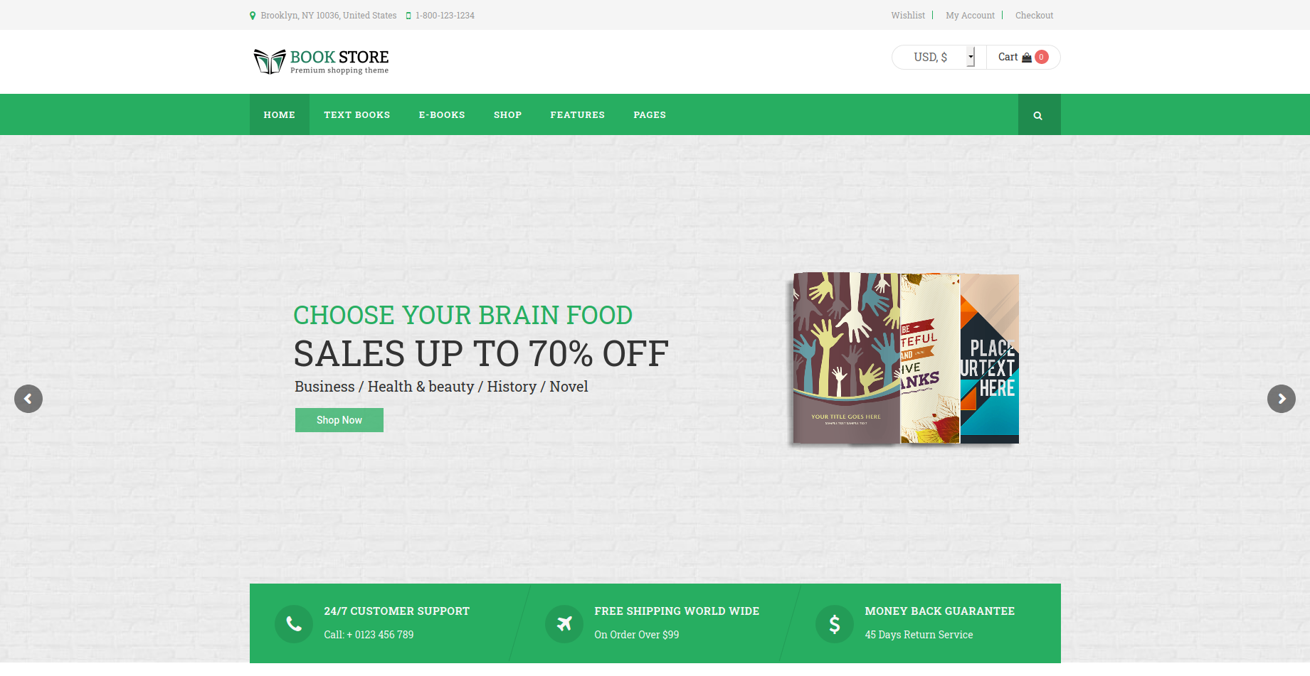 Book Store - Books & Media WooCommerce Theme