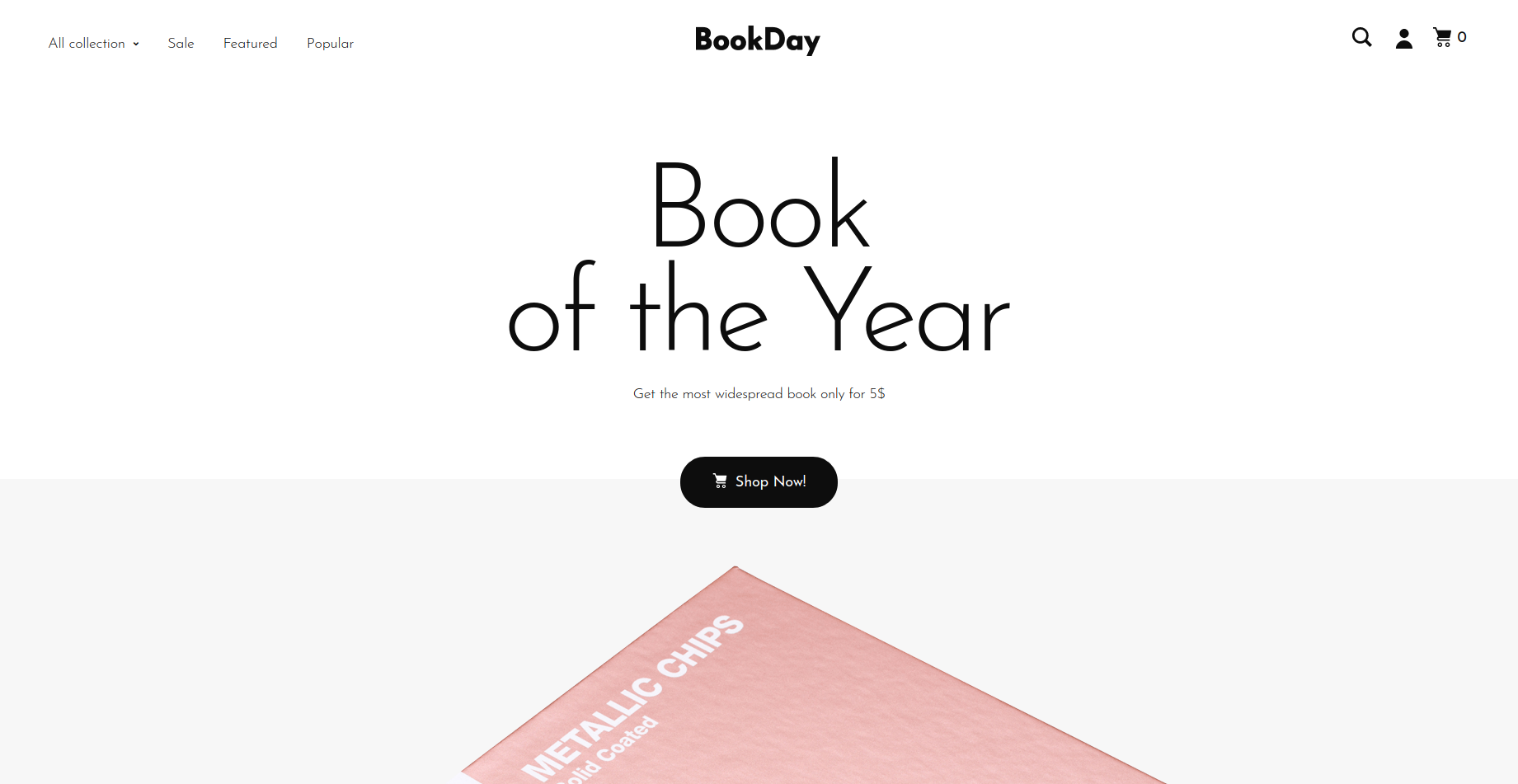 BookDay - Clean and Rapid Online Bookstore Website Design WooCommerce Theme