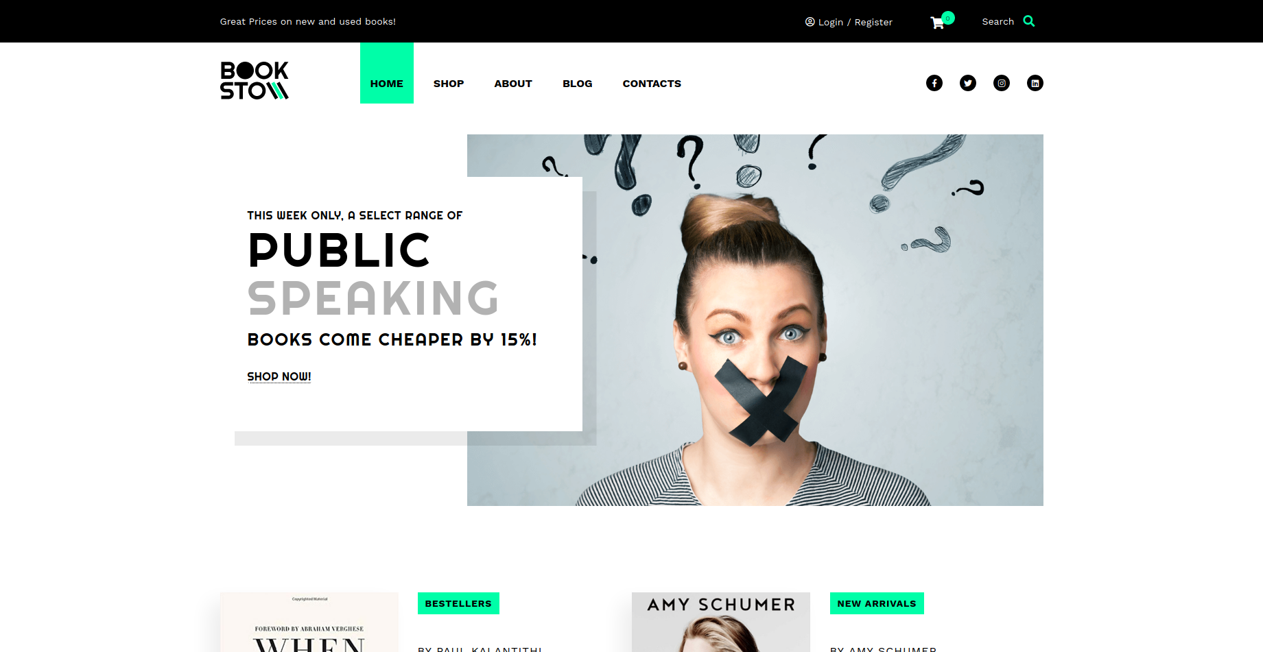 BookSto - Bookstore ECommerce Modern Elementor WooCommerce Theme