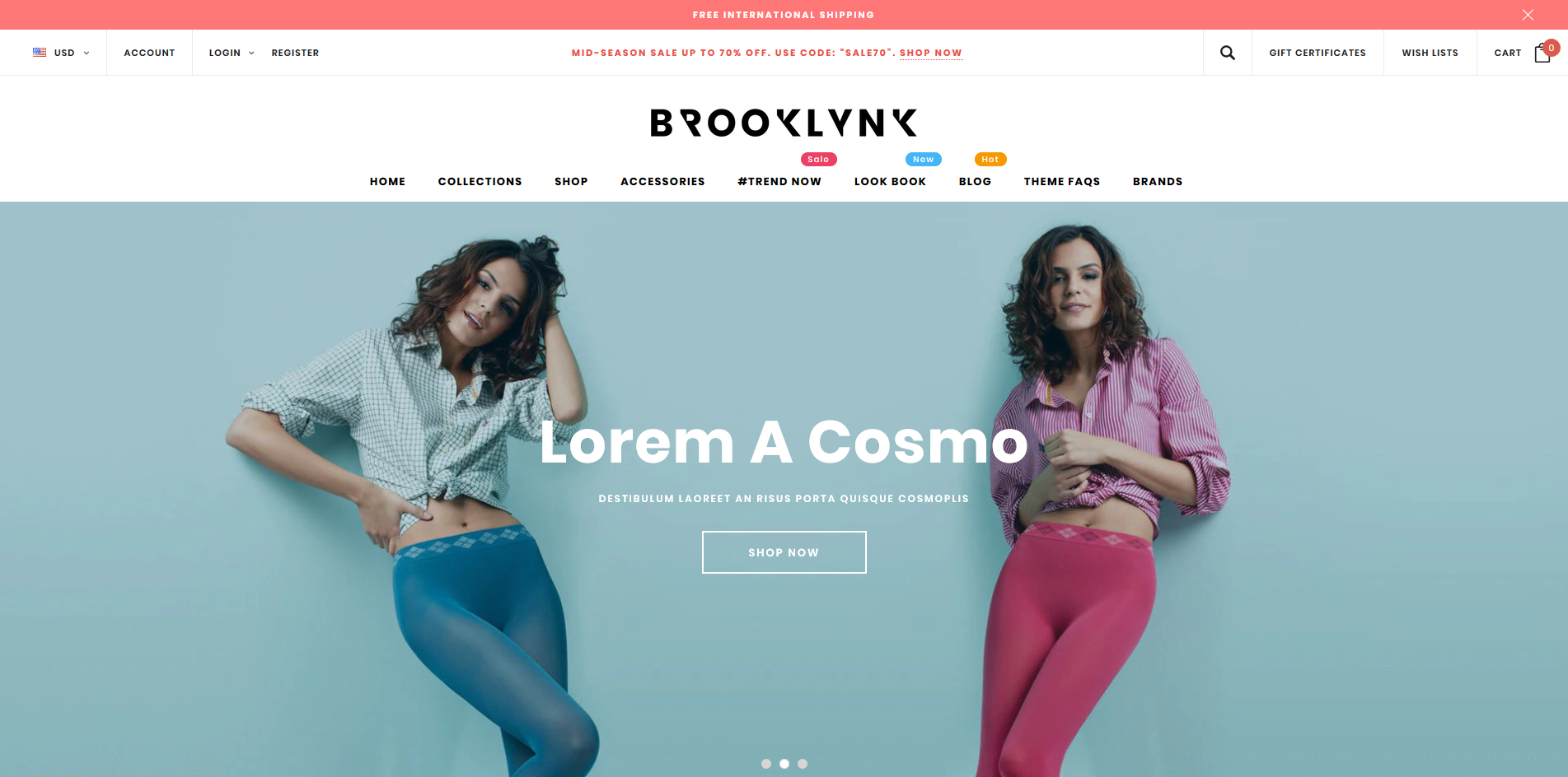 Brooklynk - Premium Responsive Fashion Bigccommerce Template