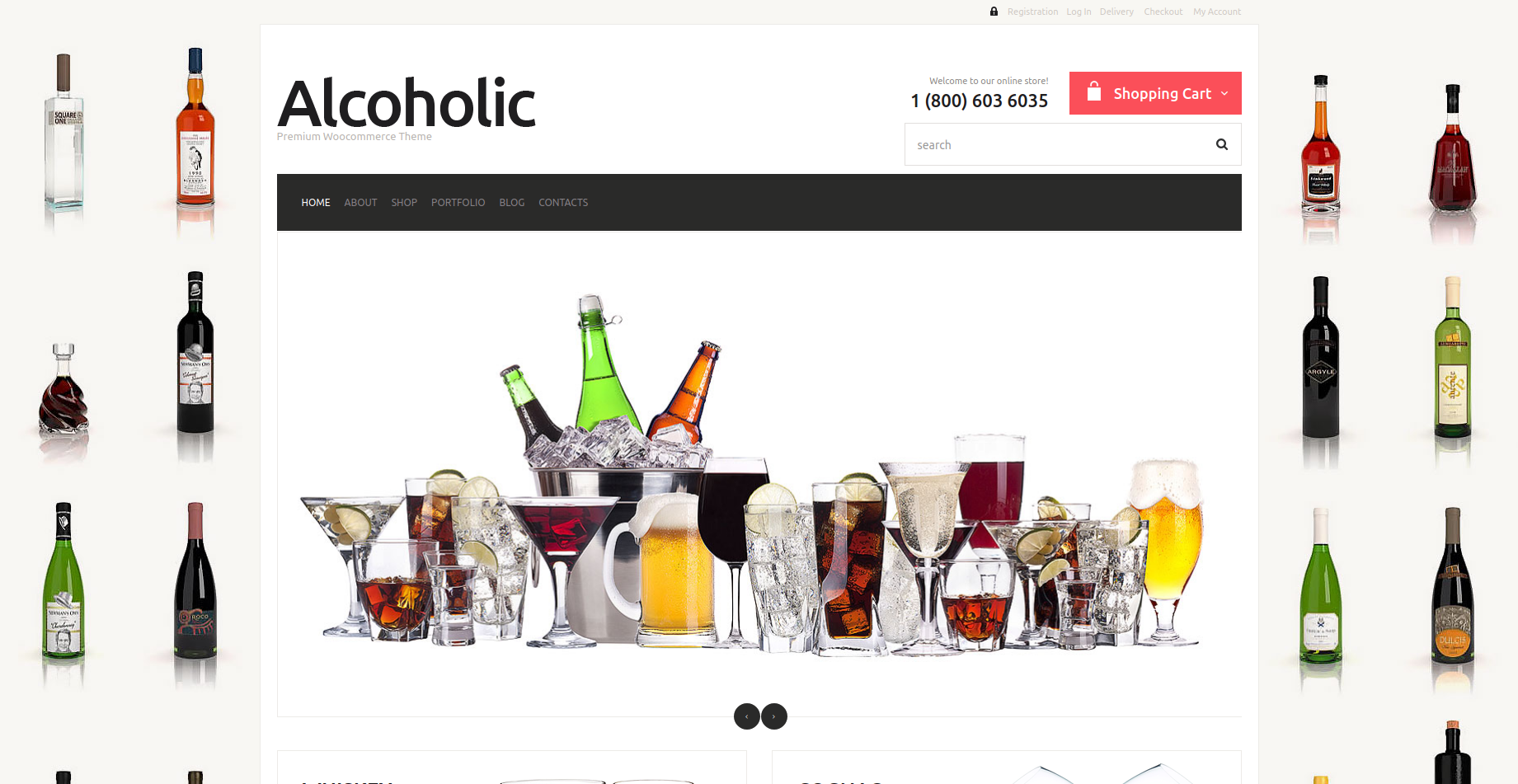 Cafe and Restaurant Responsive WooCommerce Theme