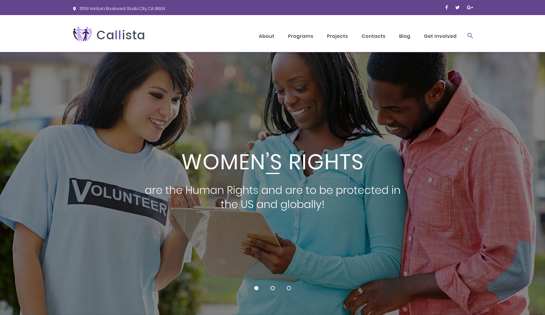 Callista - Non Profit WordPress Theme