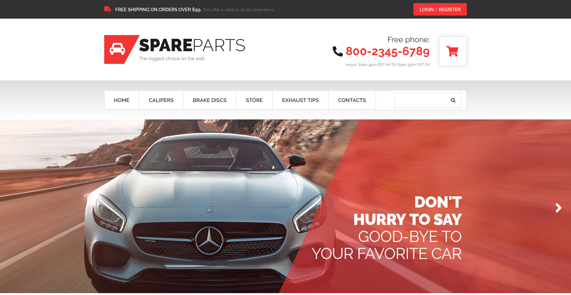 Car Parts Store WooCommerce Theme