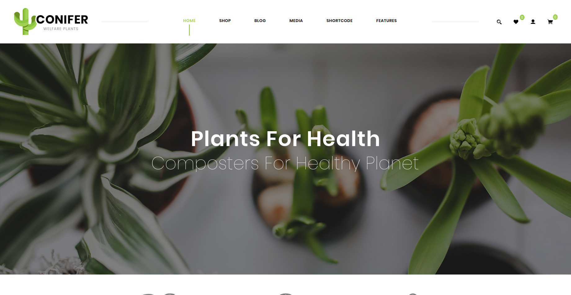 Conifer Plant Store WooCommerce Theme
