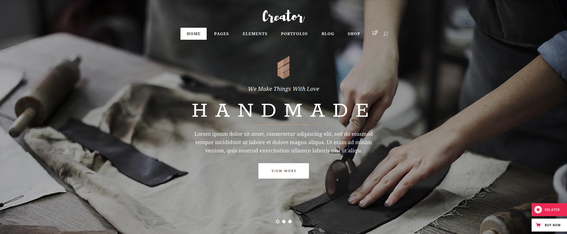 Creator - Retail Stores WordPress Theme