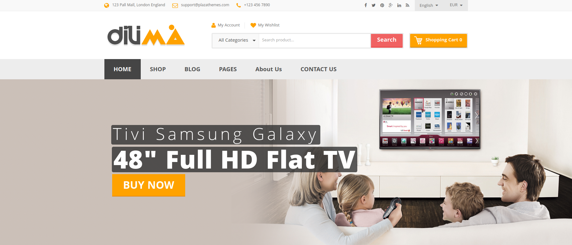 Dilima - Mega Store Responsive WooComerce Theme