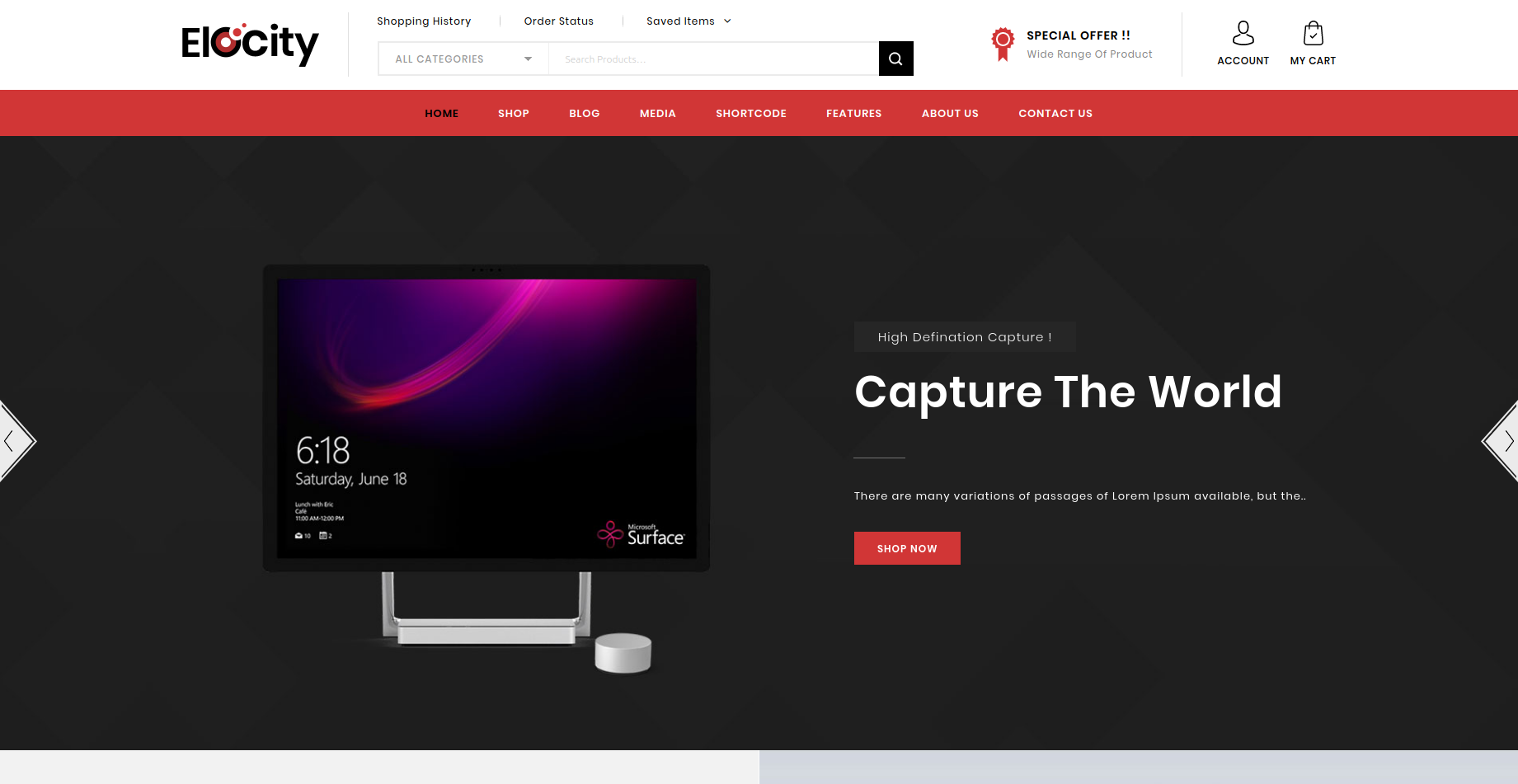 Elocity - Electronics Store WooCommerce Theme