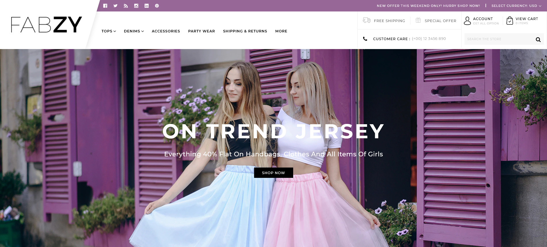 Febzy - Multipurpose Stencil BigCommerce Theme 