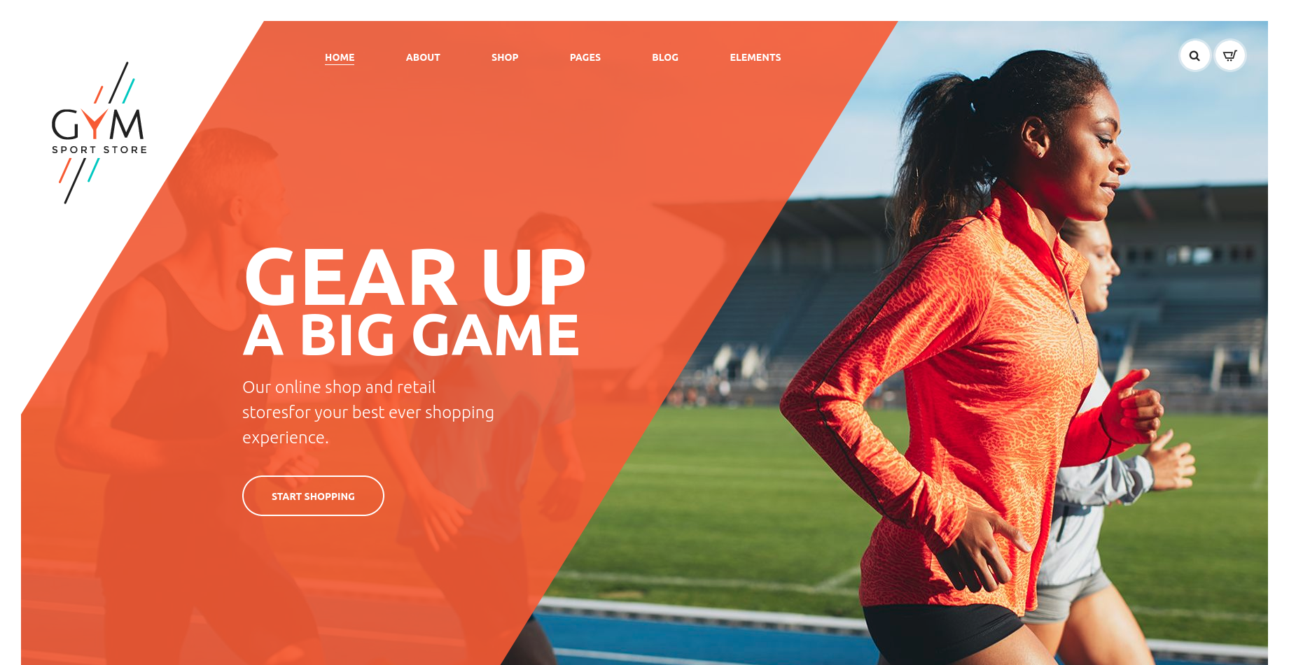GYM | Sports Clothing & Equipment Store WordPress Theme