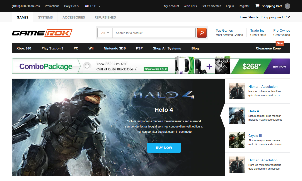 GameRok – Premium Responsive Bigcommerce Template