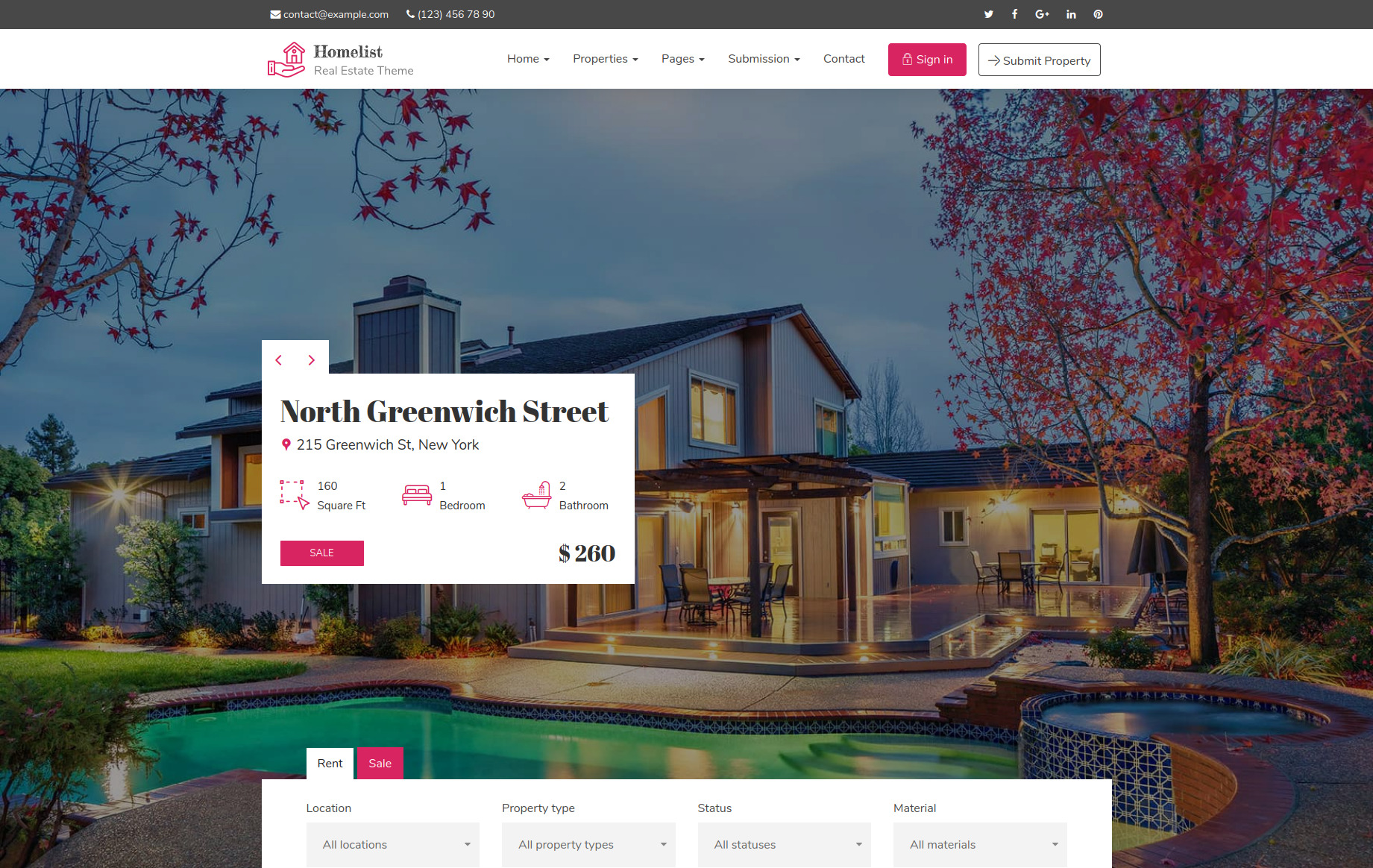 Homelist - Real Estate Corporate WordPress Theme