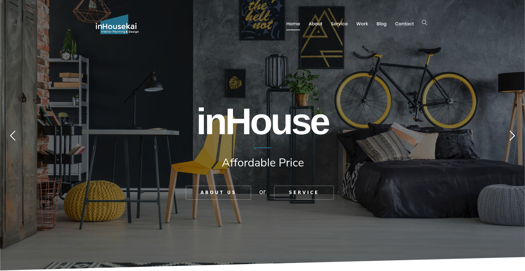 Inhousekai | Modern Design Interior Architects WordPress Theme