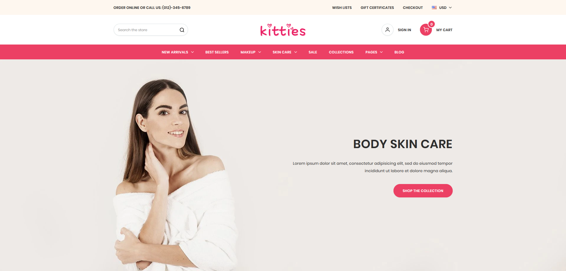 Kitties - Beauty Responsive BigCommerce Theme