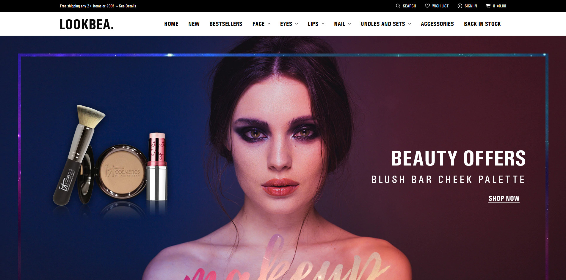 Lookbea – Beauty & Cosmetic Store BigCommerce Theme