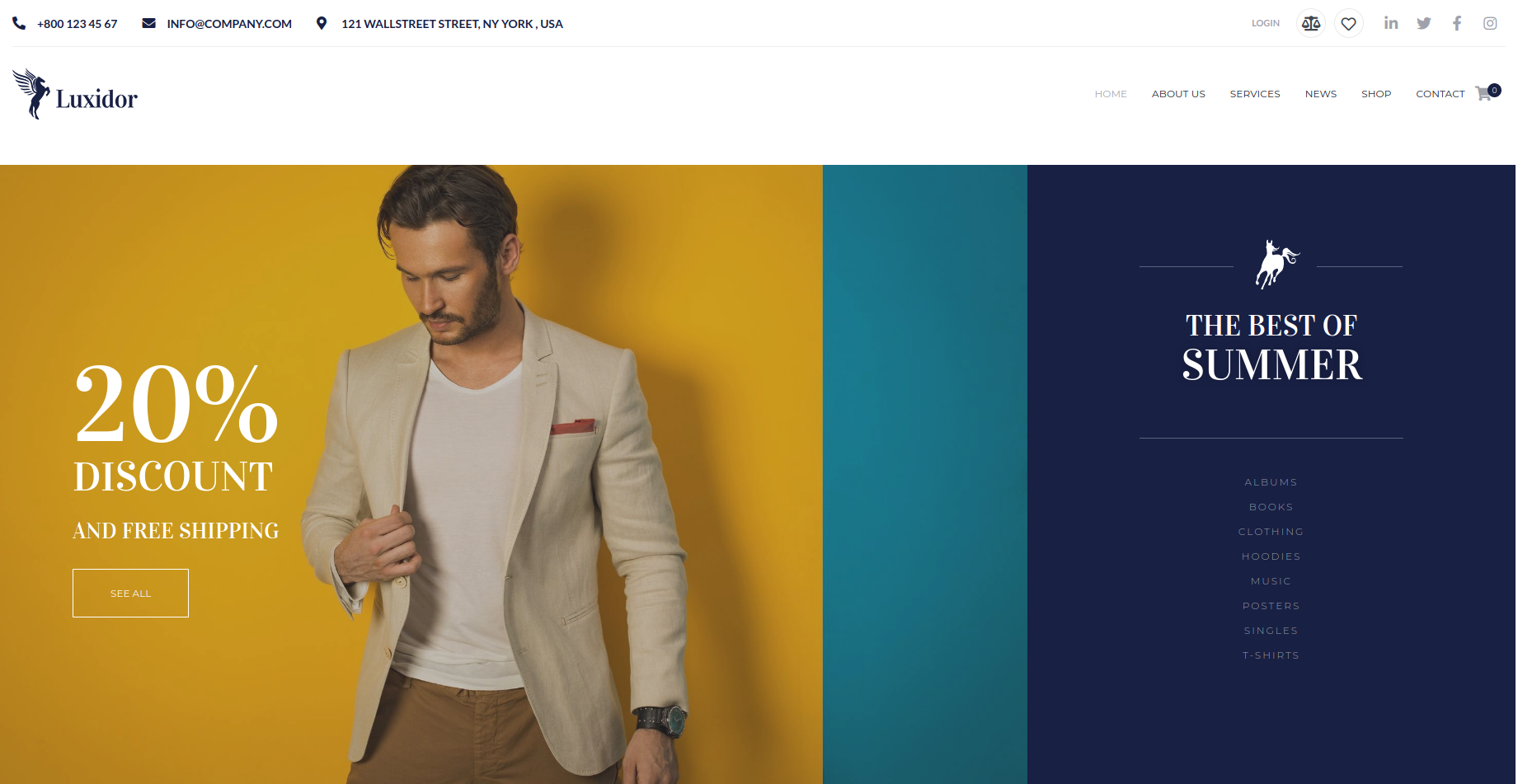 Luxidor - Accessories and Apparel Fashion Elementor WooCommerce Theme