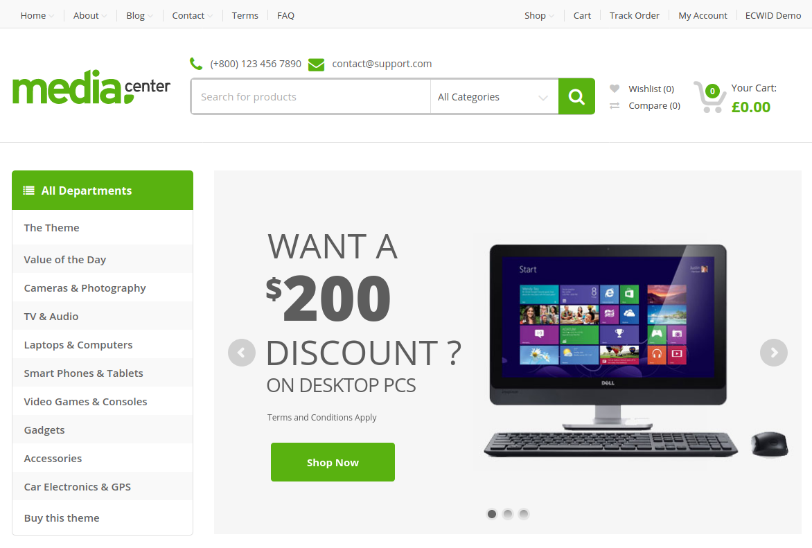 MediaCenter - Electronics Store WooCommerce Theme
