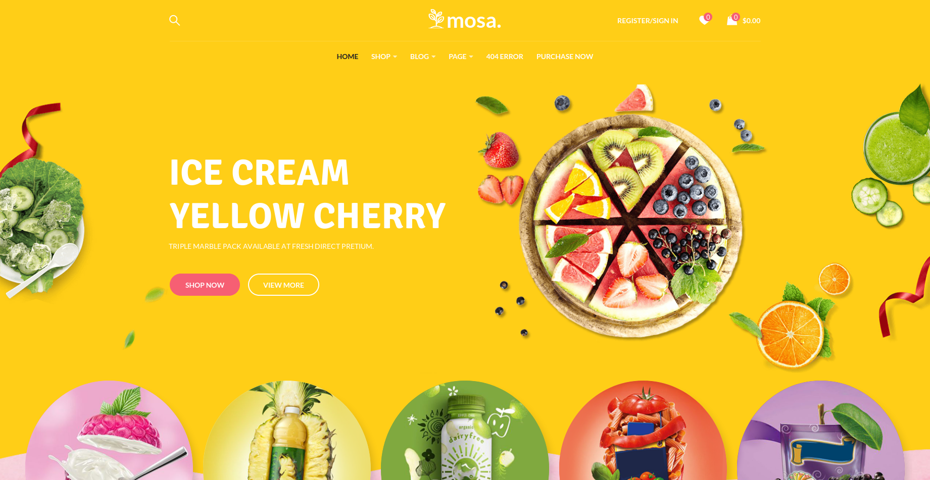Mosa - Organic WooCommerce Theme