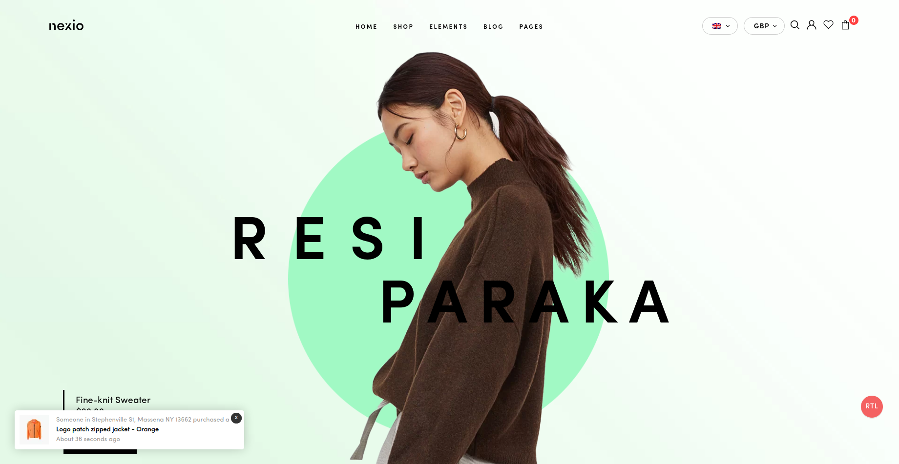 Nexio - Fashion WooCommerce Theme + RTL