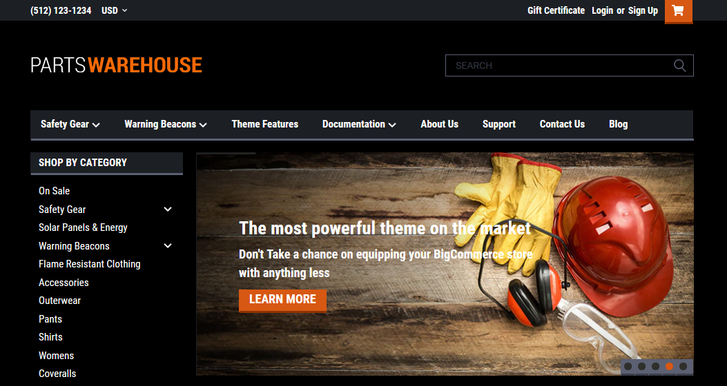 Parts Warehouse Dark