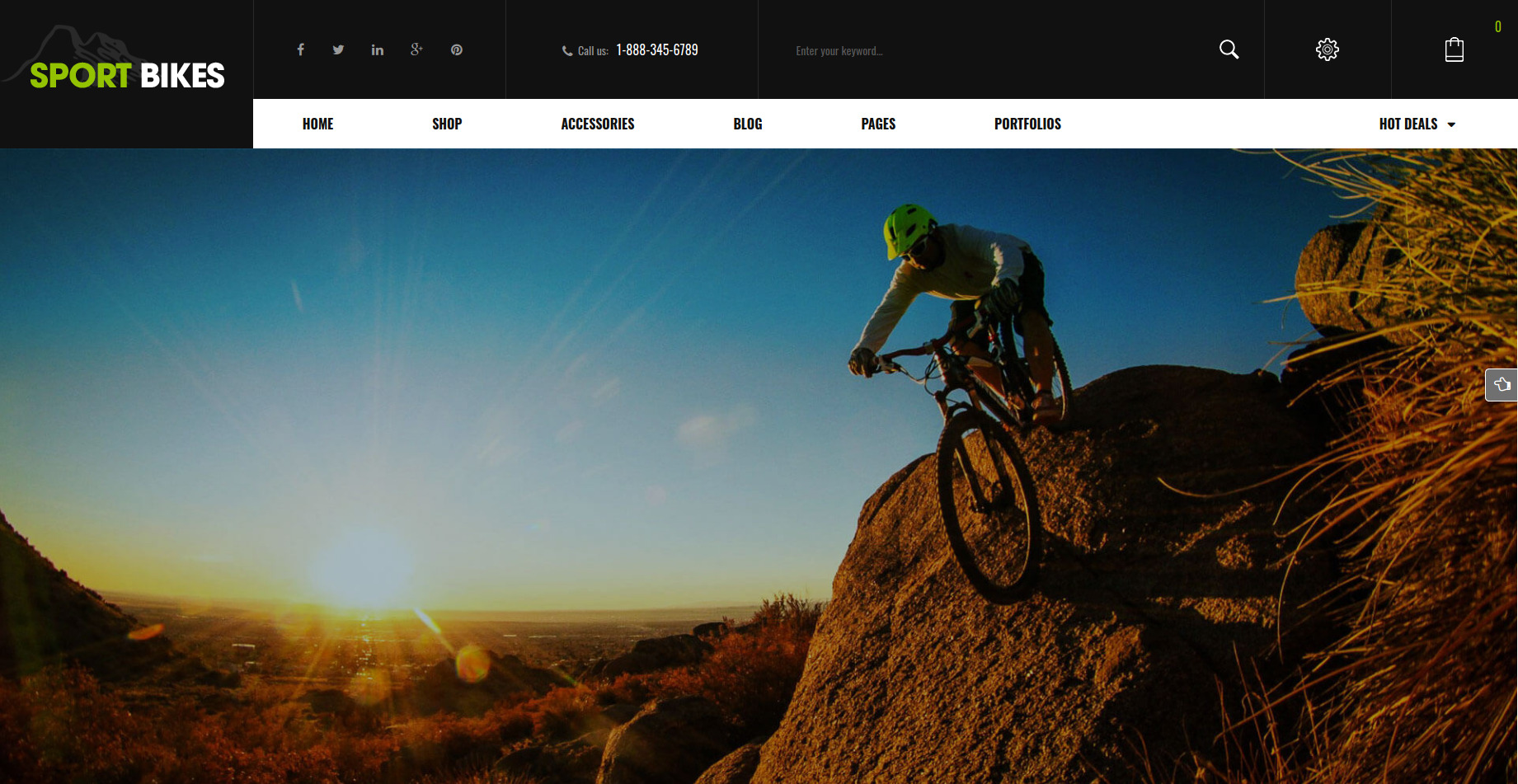 Sportbikes - Sports and Fitness Store WooCommerce WordPress Theme