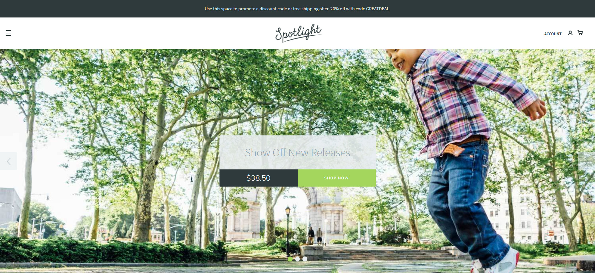 Spotlight Light - Kids &Toys BigCommerce Theme