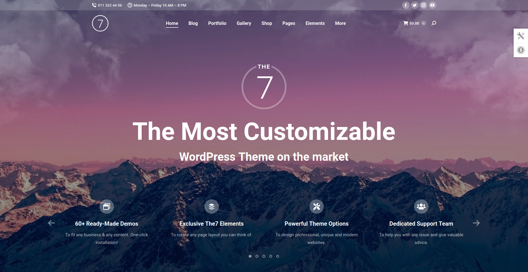The7 — Multi-Purpose Website Building Toolkit for WordPress