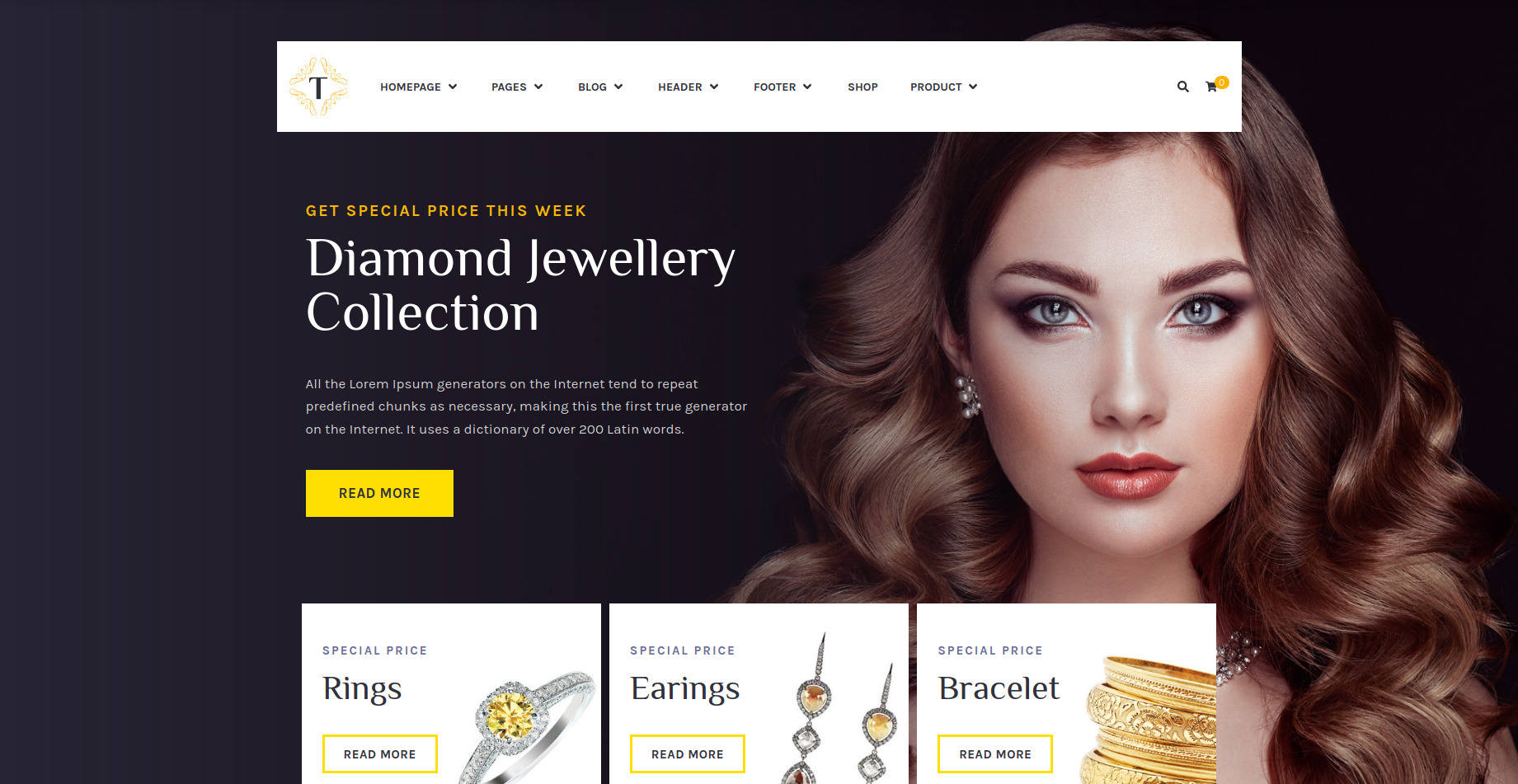 Tisara Jewelry WooCommerce Theme