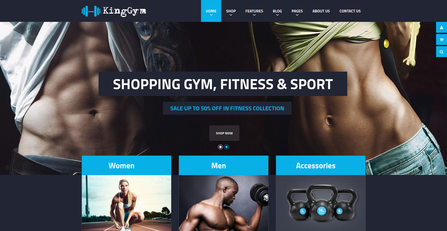 VG Kinggym - Fitness, Gym and Sport WordPress Theme