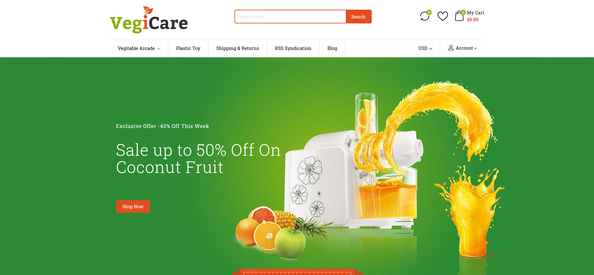 VegiCare - Multipurpose Stencil BigCommerce Theme