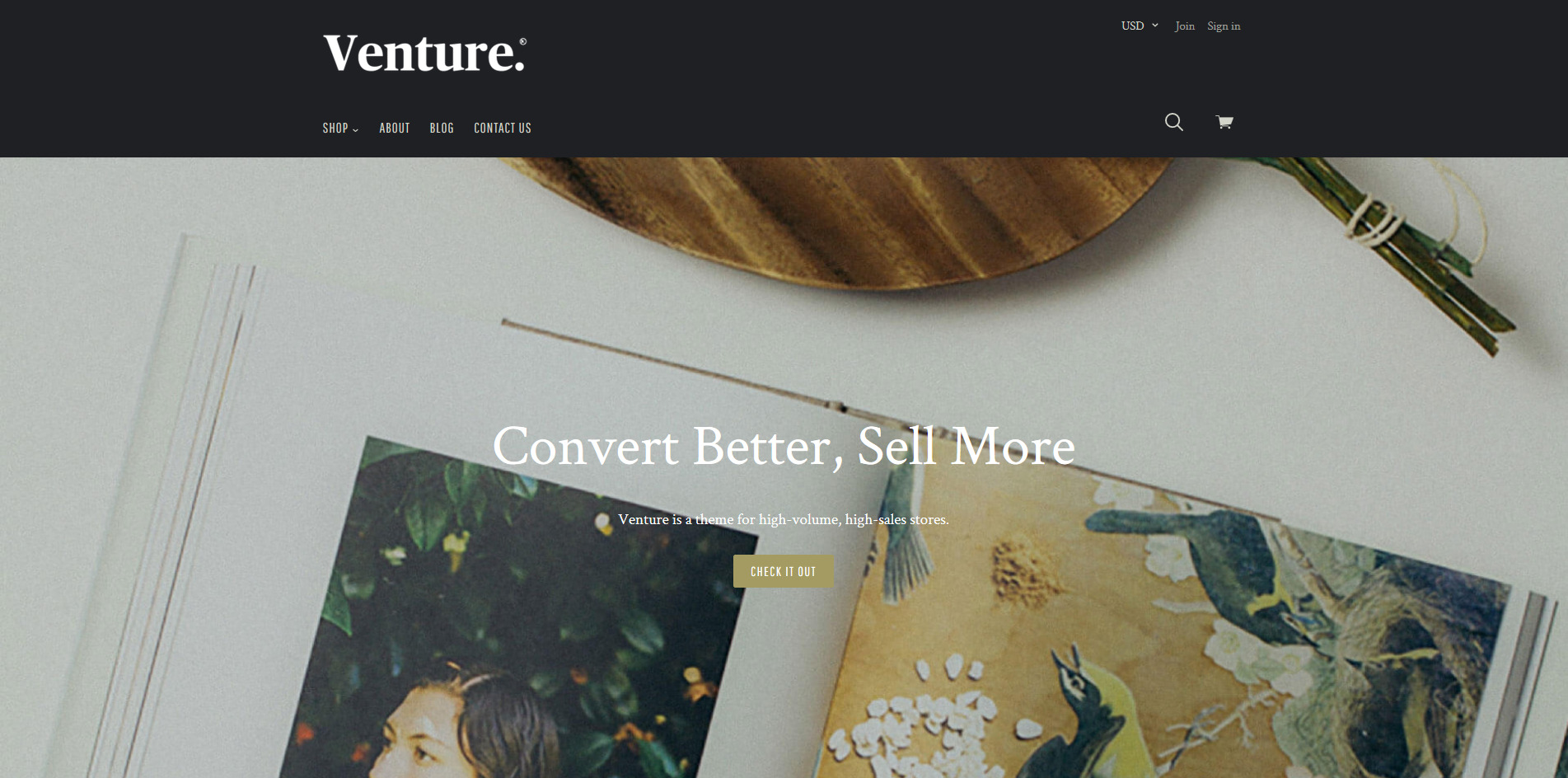 Venture Warm - Books & Entertainment BigCommerce Themes