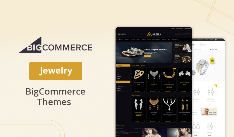 Best Gorgeous Jewelry BigCommerce Themes Design For Your Store